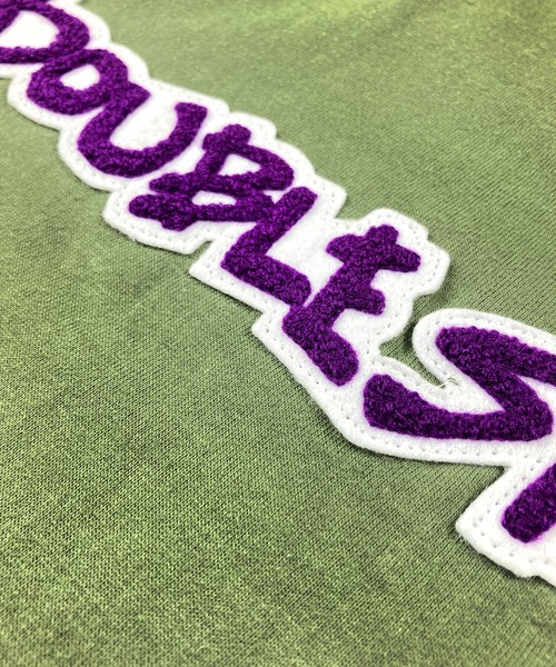 DOUBLE STEAL（ダブルスティール）の「サガラ刺繍ロゴ 長袖Tシャツ（Tシャツ/カットソー・メンズ・ブラック/オリーブ・LARGE/X-LARGE/MEDIUM）」の9枚目の写真