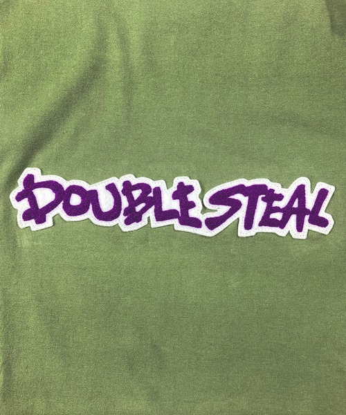 DOUBLE STEAL（ダブルスティール）の「サガラ刺繍ロゴ 長袖Tシャツ（Tシャツ/カットソー・メンズ・ブラック/オリーブ・LARGE/X-LARGE/MEDIUM）」の10枚目の写真