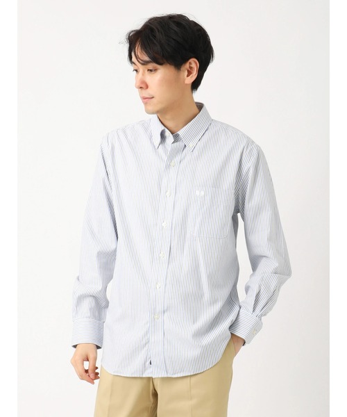 McGREGOR（マックレガー）の「イージーケアチェック&ストライプシャツ（シャツ/ブラウス・メンズ・ネイビー/グリーン/カーキ/オレンジ/オレンジ系その他/ピンク・XL/M/L）」の2枚目の写真