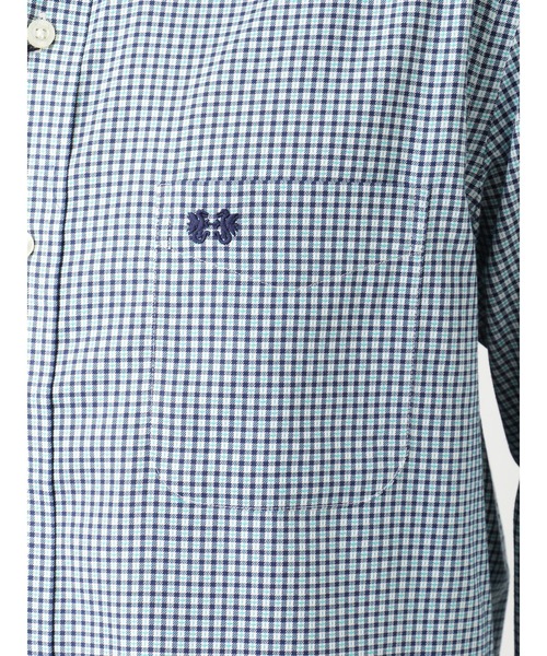 McGREGOR（マックレガー）の「イージーケアチェック&ストライプシャツ（シャツ/ブラウス・メンズ・ネイビー/グリーン/カーキ/オレンジ/オレンジ系その他/ピンク・XL/M/L）」の16枚目の写真