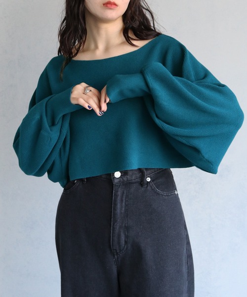 シェリエ sheller 偉 クラフトマンステッチニット トップス カットソー