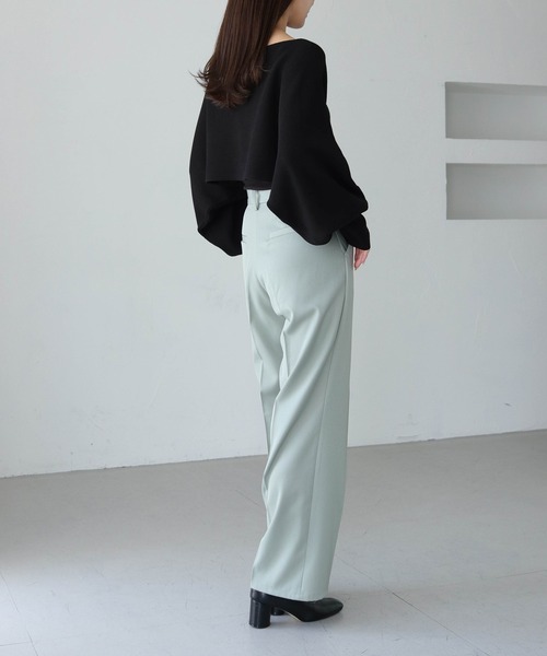 cheriella（シェリエラ）の「【cheriella】WEB限定ショートドルマンニットトップス（ニット/セーター・レディース・ブラック/アイボリー/ブルー・M）」の20枚目の写真