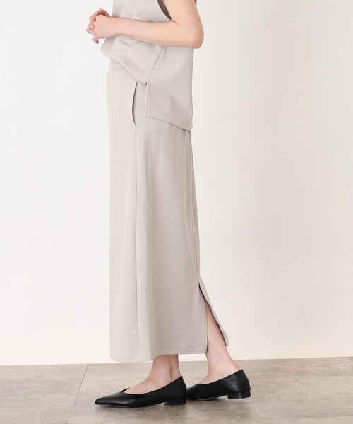 THE SHOP TK （ザ ショップ ティーケー ）の「◆【洗濯機洗い可】カットジョーゼットナロースカート（スカート・レディース・ブラック/ライトグレー/ブルー・12/13）」の21枚目の写真