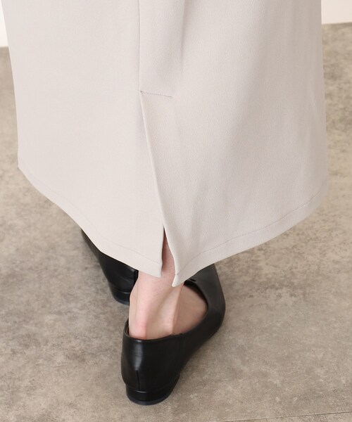 THE SHOP TK （ザ ショップ ティーケー ）の「◆【洗濯機洗い可】カットジョーゼットナロースカート（スカート・レディース・ブラック/ライトグレー/ブルー・12/13）」の14枚目の写真