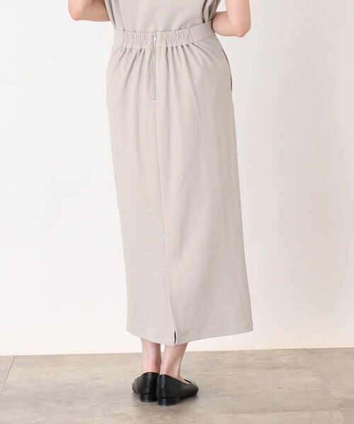 THE SHOP TK （ザ ショップ ティーケー ）の「◆【洗濯機洗い可】カットジョーゼットナロースカート（スカート・レディース・ブラック/ライトグレー/ブルー・12/13）」の11枚目の写真