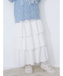 merry jenny | flowerティアードスカート(スカート)