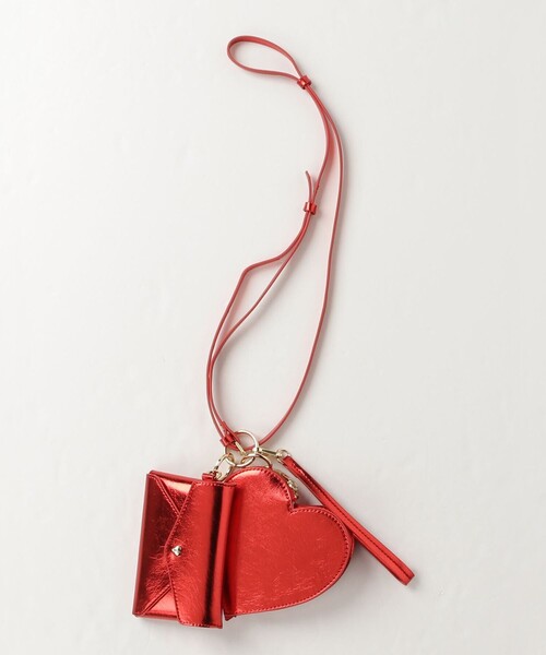 fredy emue（フレディエミュ）の「ハートレターポーチショルダーバッグ（ショルダーバッグ・レディース・シルバー/ブラック/ゴールド/レッド・FREE）」の7枚目の写真