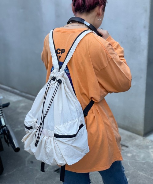 CIAOPANIC（チャオパニック）の「2WAYドロストリュックショルダーバッグ（バックパック/リュック・レディース・ホワイト/ブラック/ピンク・FREE）」の7枚目の写真