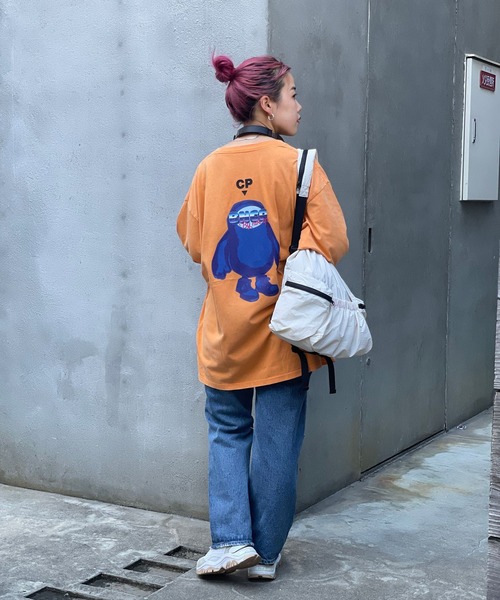 CIAOPANIC（チャオパニック）の「2WAYドロストリュックショルダーバッグ（バックパック/リュック・レディース・ホワイト/ブラック/ピンク・FREE）」の5枚目の写真