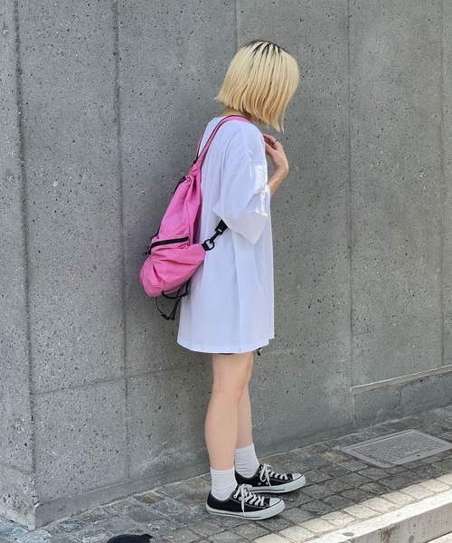 CIAOPANIC（チャオパニック）の「2WAYドロストリュックショルダーバッグ（バックパック/リュック・レディース・ホワイト/ブラック/ピンク・FREE）」の14枚目の写真