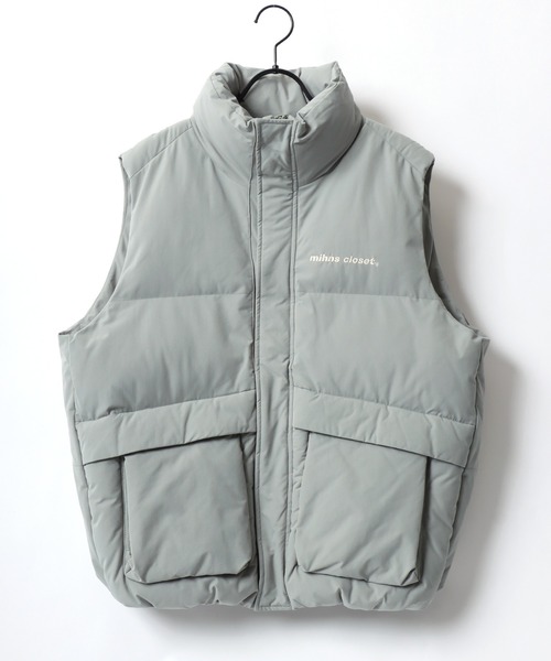 Lazar(ラザル)の「Oversize Puffer Vest/オーバーサイズ パファーベスト/中綿 ファイバーダウンベスト/テックベスト/レディース メンズ アウター(ダウンベスト・レディース・ブラック/セージグリーン/オフホワイト・M/L/LL)」の6枚目の写真