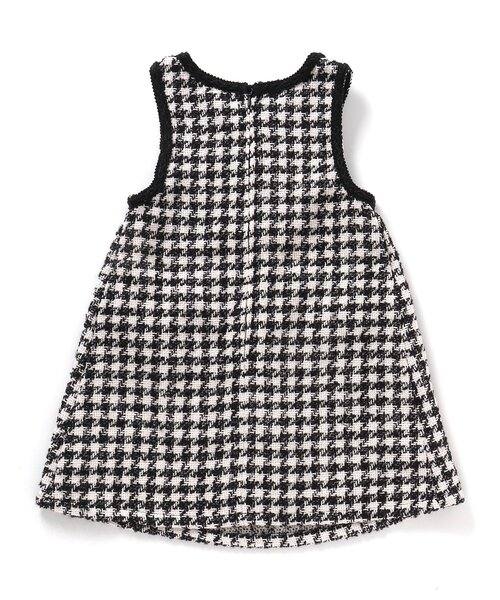 apres les cours（アプレレクール）の「【フォーマル対応】ツイードジャンパースカート＿アプレレクールマシェリ（ジャンパースカート・キッズ・アイボリー/ブラック・130/140/120/110/80/100/90）」の11枚目の写真