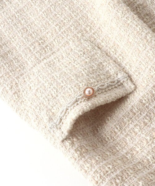 apres les cours（アプレレクール）の「【フォーマル対応】ツイードジャンパースカート＿アプレレクールマシェリ（ジャンパースカート・キッズ・アイボリー/ブラック・130/140/120/110/80/100/90）」の18枚目の写真