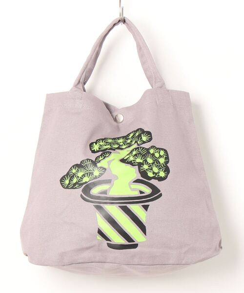 カヤ（カヤ）の「【カヤ】NIPPON 樽トートバッグ（トートバッグ・レディース・グリーン/ピンク/レッド/ブルー/ブラック×グレー/パープル/ブラック×イエロー/ライトパープル・FREE）」の9枚目の写真