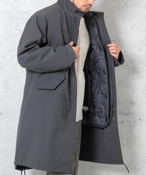 URBAN RESEARCH ROSSO MEN(アーバンリサーチロッソメン)の「『XLサイズあり』3WAY M-65モッズコート ライナーセット(モッズコート・メンズ・ブラック/チャコールグレー・MEDIUM/X-LARGE/LARGE)」の8枚目の写真