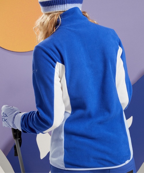 ROXY(ロキシー)の「SAYNA HALF ZIP/ロキシー保温ハーフジップフリーストップス(スウェット・レディース・バーガンディー/ピンク/ブラック・LARGE/MEDIUM/SMALL)」の14枚目の写真
