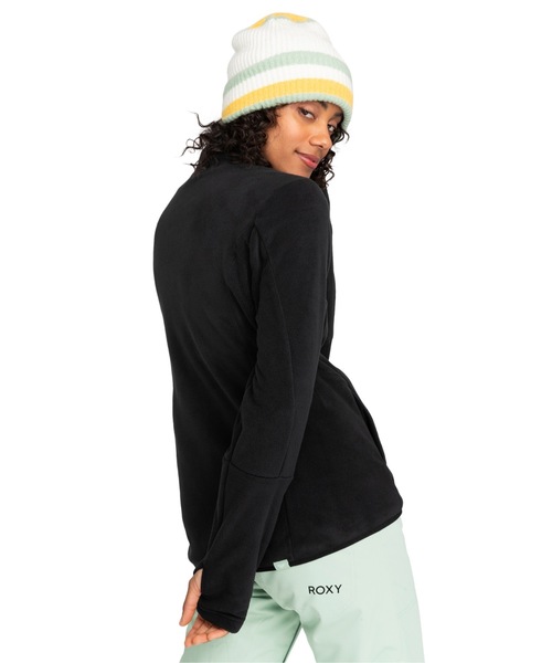 ROXY(ロキシー)の「SAYNA HALF ZIP/ロキシー保温ハーフジップフリーストップス(スウェット・レディース・バーガンディー/ピンク/ブラック・LARGE/MEDIUM/SMALL)」の13枚目の写真