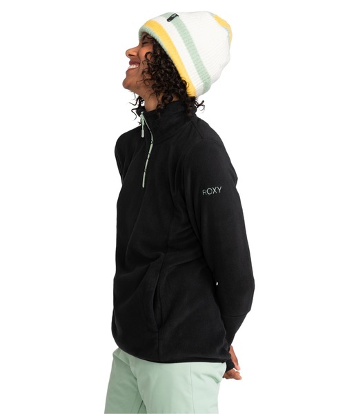 ROXY(ロキシー)の「SAYNA HALF ZIP/ロキシー保温ハーフジップフリーストップス(スウェット・レディース・バーガンディー/ピンク/ブラック・LARGE/MEDIUM/SMALL)」の12枚目の写真