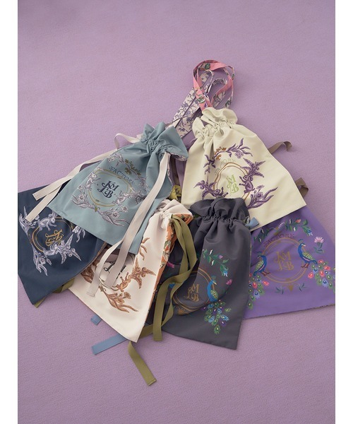 LILY BROWN（リリーブラウン）の「【LILY BROWN×KEITA MARUYAMA】バリエーションギャザートートバッグ（ショルダーバッグ・レディース・アイボリー/パープル/ミント/チャコールグレー・FREE）」の12枚目の写真