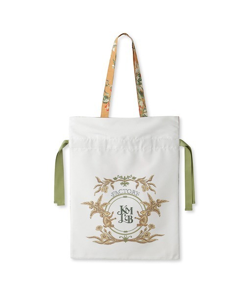 LILY BROWN（リリーブラウン）の「【LILY BROWN×KEITA MARUYAMA】バリエーションギャザートートバッグ（ショルダーバッグ・レディース・アイボリー/パープル/ミント/チャコールグレー・FREE）」の10枚目の写真