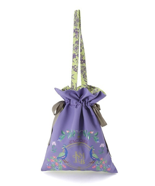 LILY BROWN（リリーブラウン）の「【LILY BROWN×KEITA MARUYAMA】バリエーションギャザートートバッグ（ショルダーバッグ・レディース・アイボリー/パープル/ミント/チャコールグレー・FREE）」の15枚目の写真