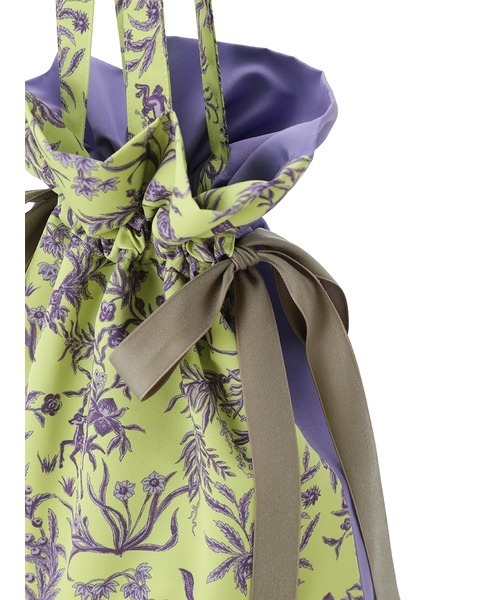 LILY BROWN（リリーブラウン）の「【LILY BROWN×KEITA MARUYAMA】バリエーションギャザートートバッグ（ショルダーバッグ・レディース・アイボリー/パープル/ミント/チャコールグレー・FREE）」の19枚目の写真