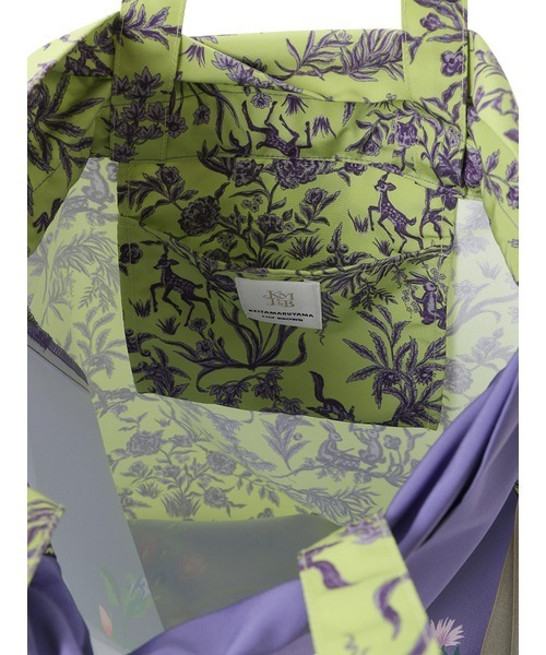 LILY BROWN（リリーブラウン）の「【LILY BROWN×KEITA MARUYAMA】バリエーションギャザートートバッグ（ショルダーバッグ・レディース・アイボリー/パープル/ミント/チャコールグレー・FREE）」の5枚目の写真