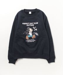 Disney | 【DISNEY/ディズニー】ミッキーマウス裏ボアクルースウェットトレーナー(スウェット)