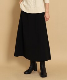 ◆【後ろゴム】フレアメルトンスカート（XS～L）