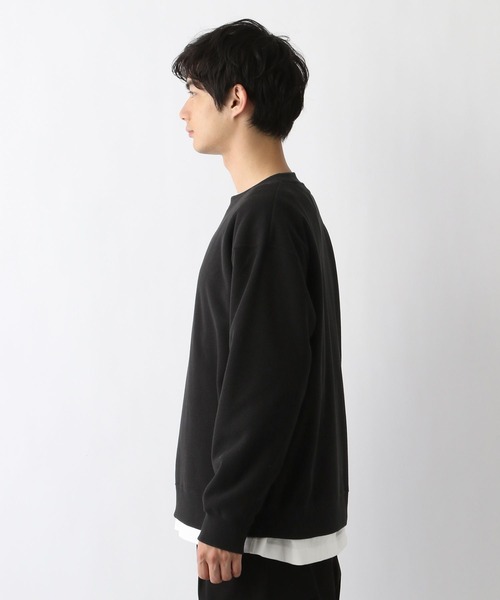 GLOBAL WORK(グローバルワーク)の「あったかカノコプルオーバー/978474(Tシャツ/カットソー・メンズ・ブラック/ネイビー/ライトグレー・MEDIUM/SMALL/X-LARGE/LARGE)」の18枚目の写真