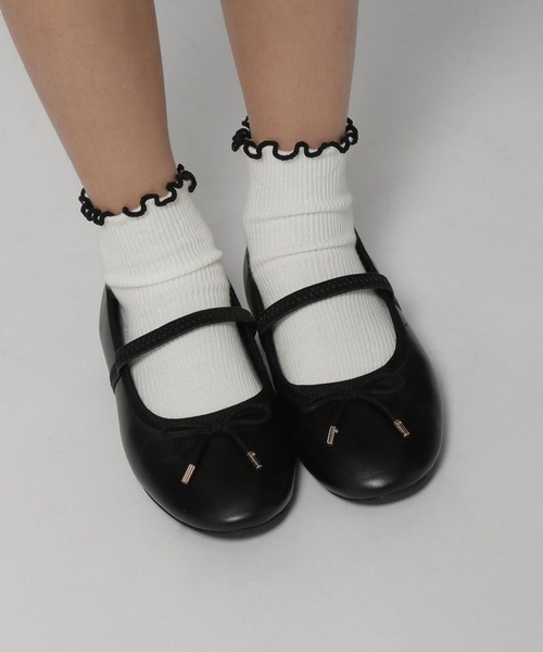 GLOBAL WORK（グローバルワーク）の「撥水／ラクッションバレエ/986180（バレエシューズ・キッズ・ブラック・19cm/20cm）」の4枚目の写真