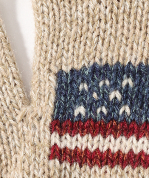 JOINT WORKS（ジョイントワークス）の「【INFIELDER DESIGN / インフィルダーデザイン】 5G TONY USA（手袋・メンズ・ネイビー/ベージュ・FREE）」の5枚目の写真