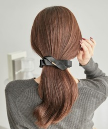 ROPE' PICNIC | メタルポイントフェイクレザーバナナクリップ(バレッタ/ヘアクリップ)