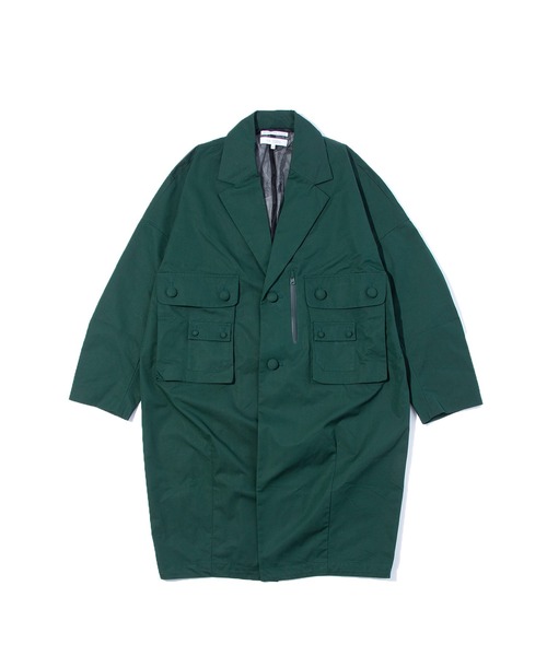 F/CE. （エフシーイー）の「F/CE. 60/40 CLOTH HUNTING COAT / エフシーイー 60/40 クロス ハンティング コート（チェスターコート・メンズ・ブラック/グリーン/キナリ・LARGE/MEDIUM/SMALL）」の3枚目の写真