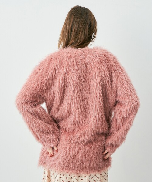 DEICY ロングシャギーコート大阪限定ピンク