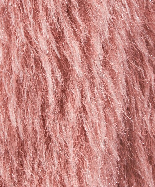 ME COUTURE(ミークチュール)の「ブライトロングシャギーコート(ノーカラーコート・レディース・パープル系その他5/グリーン系その他/アイボリー・FREE)」の13枚目の写真