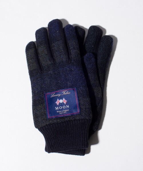 GLOSTER（グロスター）の「【GLOSTER/グロスター】MOON タッチパネルコンビグローブ 手袋 スマホ操作対応（手袋・メンズ・グレー系その他/グレー系その他2/ブルー系その他6・FREE）」の3枚目の写真