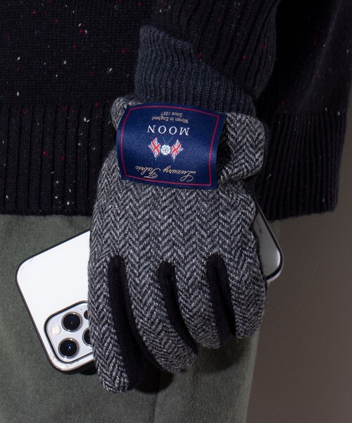 GLOSTER（グロスター）の「【GLOSTER/グロスター】MOON タッチパネルコンビグローブ 手袋 スマホ操作対応（手袋・メンズ・グレー系その他/グレー系その他2/ブルー系その他6・FREE）」の8枚目の写真