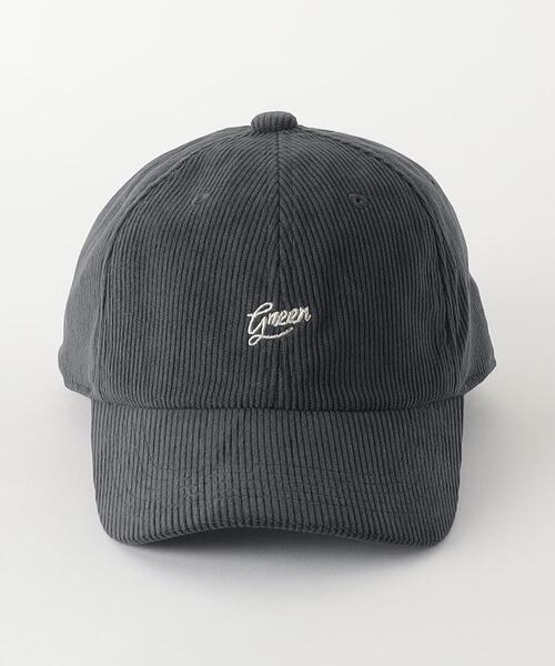 green label relaxing(グリーンレーベルリラクシング)の「GLR GREEN コーデュロイ キャップ 23FW(キャップ・キッズ・オフホワイト/コバルトブルー/ダークグレー/クリーム・54-56cm/52-54cm)」の5枚目の写真