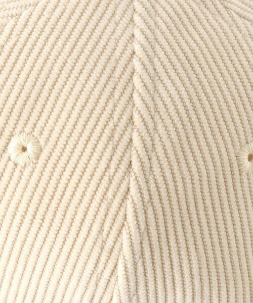 green label relaxing(グリーンレーベルリラクシング)の「GLR GREEN コーデュロイ キャップ 23FW(キャップ・キッズ・オフホワイト/コバルトブルー/ダークグレー/クリーム・54-56cm/52-54cm)」の15枚目の写真