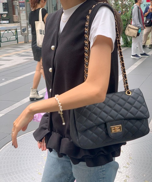 E&C closet…（イーアンドシークローゼット）の「チェーンバッグ（ショルダーバッグ・レディース・オフホワイト/ブラック/ベージュ/ブルー・FREE）」の10枚目の写真