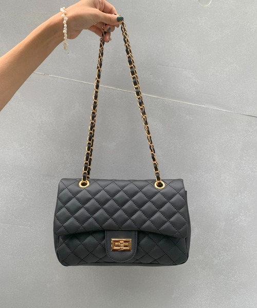 E&C closet…（イーアンドシークローゼット）の「チェーンバッグ（ショルダーバッグ・レディース・オフホワイト/ブラック/ベージュ/ブルー・FREE）」の6枚目の写真