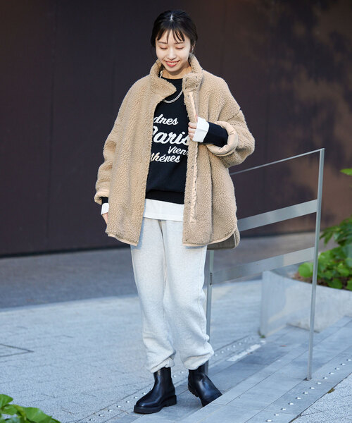 SLOBE IENA（スローブイエナ）の「PAキルト*ムックボアリバーシブル