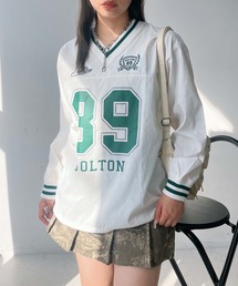 AS KNOW AS plus | ◎リブライン ビッグサイズ ナイロンプルオーバー【UNISEX ITEM】(スウェット)