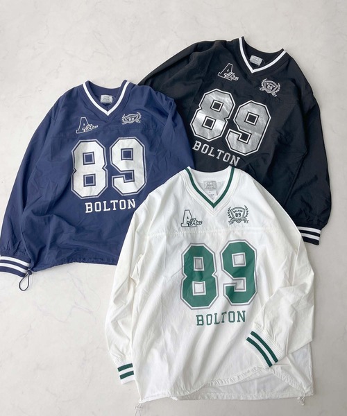 AS KNOW AS plus（アズノゥアズプラス）の「◎リブライン ビッグサイズ ナイロンプルオーバー【UNISEX ITEM】（スウェット・レディース・アイボリー/ネイビー/ブラック/アイボリー系1/パープル系1/ネイビー系1/ブラック系1/ネイビー系2/ブラック系2/レッド系2/ブラック系5/グレー系5/アイボリー系5/マスタード/ホワイト系その他/ブラック系その他/サックスブルー系2/ブラック系7/ホワイト系7/ネイビー系7・FREE）」の21枚目の写真