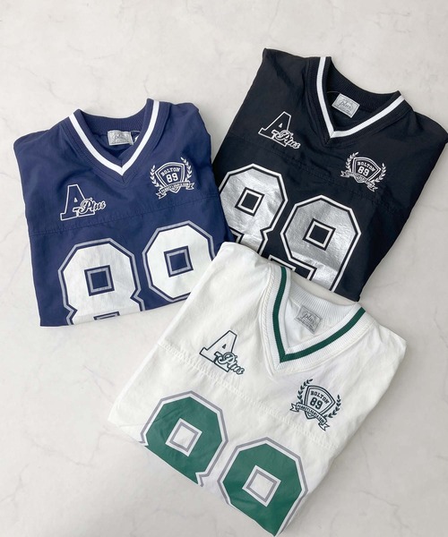 AS KNOW AS plus（アズノゥアズプラス）の「◎リブライン ビッグサイズ ナイロンプルオーバー【UNISEX ITEM】（スウェット・レディース・アイボリー/ネイビー/ブラック/アイボリー系1/パープル系1/ネイビー系1/ブラック系1/ネイビー系2/ブラック系2/レッド系2/ブラック系5/グレー系5/アイボリー系5/マスタード/ホワイト系その他/ブラック系その他/サックスブルー系2/ブラック系7/ホワイト系7/ネイビー系7・FREE）」の22枚目の写真