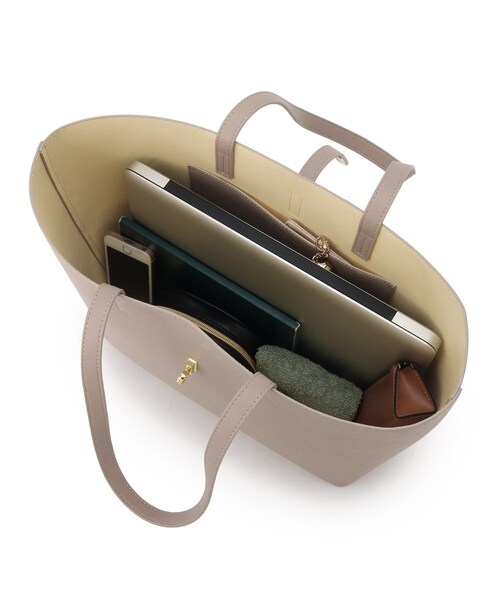 UNTITLED(アンタイトル)の「◆【通勤・通学におすすめ】PCケース付きトートバッグ(トートバッグ・レディース・ブラック系4/ベージュ系その他7・99)」の3枚目の写真