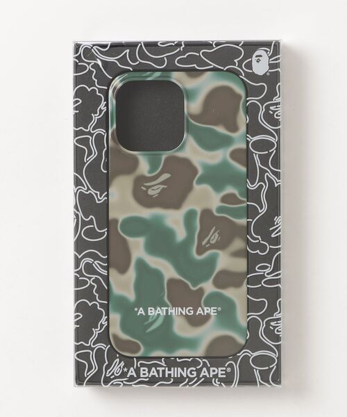 A BATHING APE（アベイシングエイプ）の「LIQUID CAMO IPHONE 15 PROAX CASE（スマホケース/カバー・メンズ・オリーブ/ブルー/ブラック・FREE）」の6枚目の写真