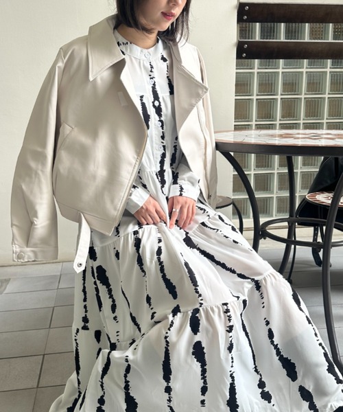 【セール】PUレザージャケット（ライダースジャケット）｜a lot of love（ア ロット オブ ラブ）