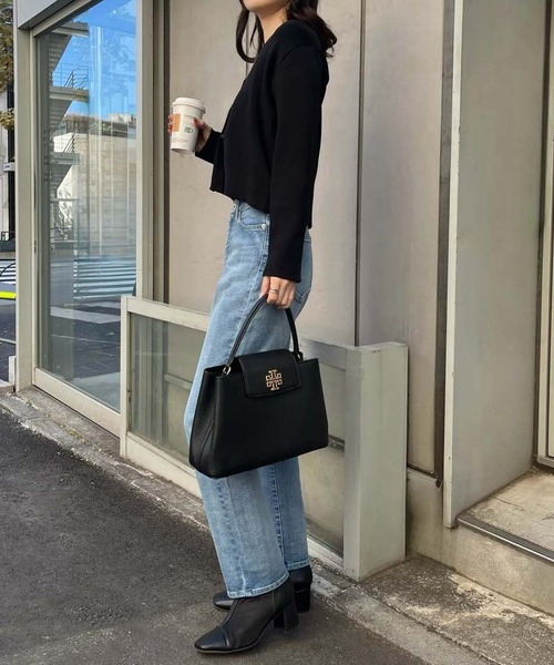 one after another NICE CLAUP(ワンアフターアナザーナイスクラップ)の「【WEB限定商品】アメスリニット×ニットカーディガンセット(アンサンブル・レディース・アイボリー/ブラック・FREE)」の18枚目の写真